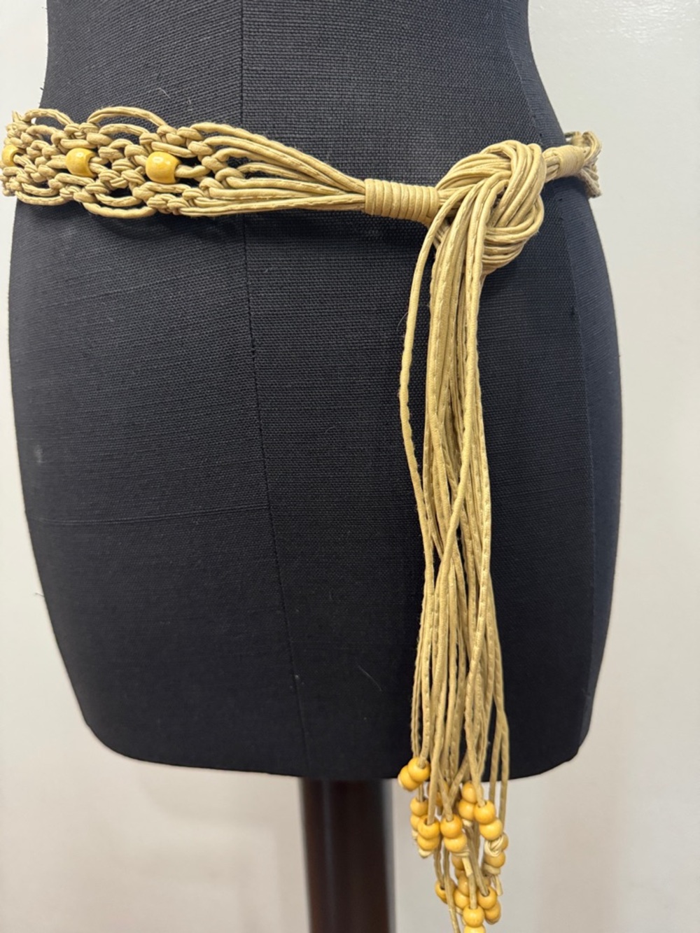 Vintage Bohemian Braided Tassel Rope Belt
